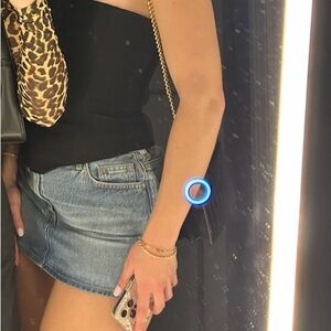 PacSun Light Blue Mini Skirt